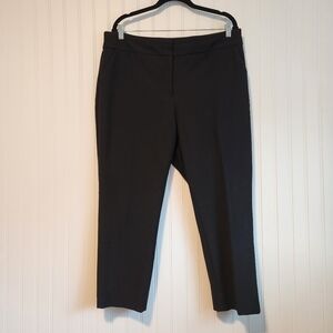 CHICO'S Black Tapered Leg Work Careerwear Pants 2.5P/14P